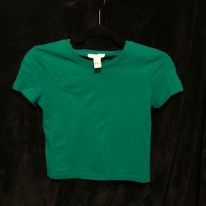 Green Crop Top Forever 21